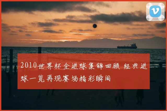 2010世界杯全进球集锦回顾 经典进球一览再现赛场精彩瞬间